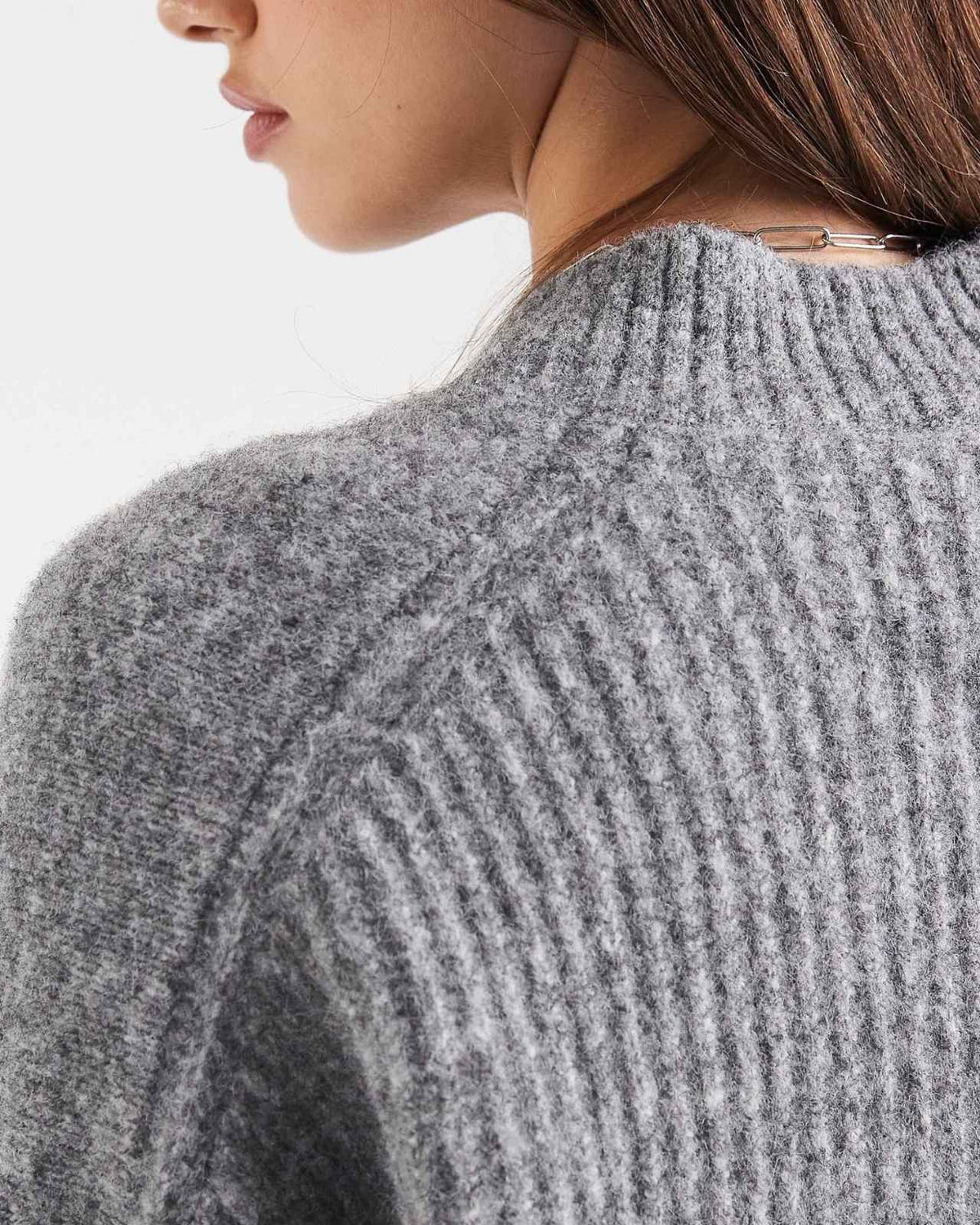 V-Neck Wool Blend Sweater